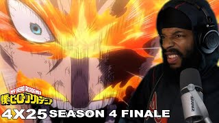 ENDEAVOR VS NOMU SEASON 4 FINALE  My Hero Academia Season 4 Episode 25 EP 88 REACTION [upl. by Hummel]