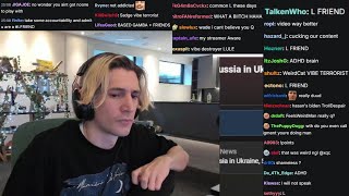 xQc Becomes a quotVibe Killerquot amp Ditches his Friends to Gamble while Eating Food [upl. by Asira46]