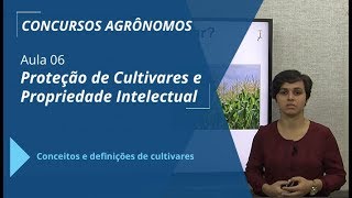 Cultivares conceitos e denominação de cultivares  Concurso Agrônomo  Aula 0611 [upl. by Akiam]