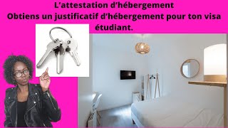 Comment avoir votre attestation dhébergement avec livinfrance MoneyMindset2597 [upl. by Bernardo]