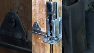 Simple idea with automatic gate latch lock  Mechanism Lock  DIY  Craft Design [upl. by Suravart]