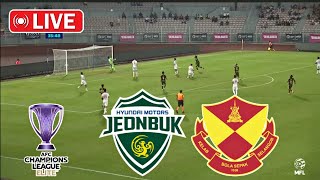 Selangor FC vs Jeonbuk Hyundai Motors Live Football  ACL Two 202425  Selangor vs Jeonbuk gameplay [upl. by Alahs]