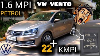 Vw Vento 16 Mpi Mileage Test  Must Watch  22 Kmpl [upl. by Benton]