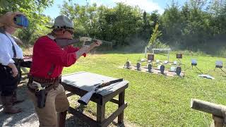 Emmett Moon shoots the cemetery wit the Wartrace Regulators [upl. by Ardnasac]