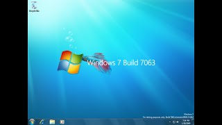 Taking a look at Windows 7 Build 7063 [upl. by Sirraf]