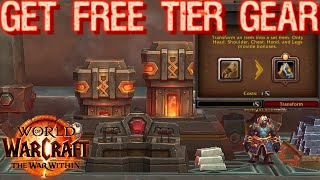 Free Tier Gear Catalyst Guide  World of Warcraft the War Within [upl. by Yennek]