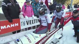 Winterberg WC 2Mens Bobsleigh Heat 1 December 8 2012 [upl. by Calabresi]