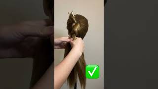 Cute pigtails on the tail😍😍😍 hairbraids braids hairstyles hairtutorial shorts [upl. by Haraz5]