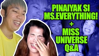 Ms Everything answers Miss Universe Questions BIBIGYAN KO SIYA NG LAPTOP DAHIL NATUWA AKO [upl. by Larkins221]