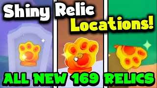 All 169 SHINY RELIC Locations Revealed in Pet Sim 99 [upl. by Anaizit486]