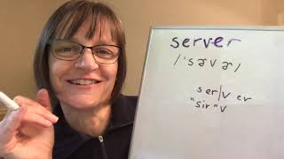 How to Pronounce Serve Server Service and Further [upl. by Etnod]