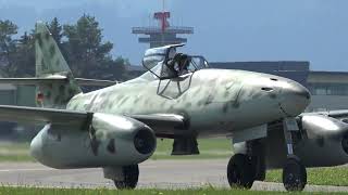 Messerschmitt Me 262 flys again over Zeltweg 4K [upl. by Drofub]