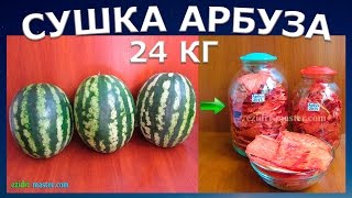 Сушка арбуза – 24 кг [upl. by Behm441]