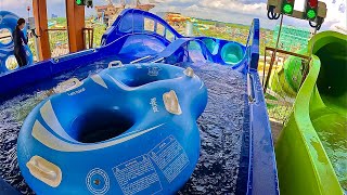 The Twin Turbo Water Slide at SplashMania Waterpark [upl. by Avery]