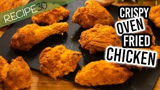 Crispy Oven fried chicken without oil or fat [upl. by Carlson]