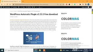 how to download wordpress automatic plugin free [upl. by Anaul]