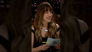 Dakota Johnson And Jimmy Fallon Play Quick Answer shorts dakotajohnson jimmyfallon [upl. by Weisler]