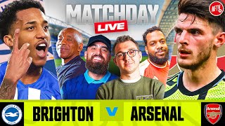 Brighton 03 Arsenal  Match Day Live  Premier League [upl. by Nnylasor]