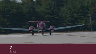 Diamond DA62 departs PSM for MVY in 4k [upl. by Ng]