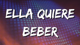 Anuel AA  Ella Quiere Beber Letra\Lyrics loop 1 hour [upl. by Ecydnak]