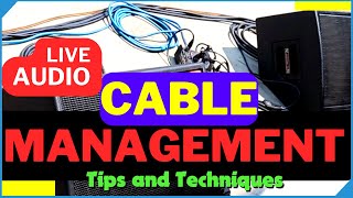 Cable Management for Bands and Live Sound Production  Sound System Cabling [upl. by Singh]