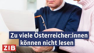 Ein Viertel der Österreicher kann nicht richtig lesen und schreiben  ZIB2 vom 10122024 [upl. by Auhesoj622]