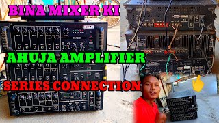 AHUJA AMPLIFIER SSA 250 M SERIES CONNECTION DISAN VLOGS [upl. by Colan497]