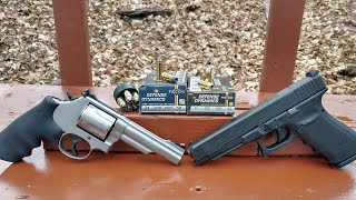 44 Special VS 45 ACP  Fiocchi Defense Dynamics Gel Test [upl. by Dohsar453]