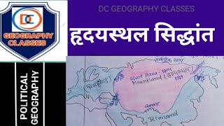 Heartland theoryहृदय स्थल सिद्धांतमैकिंडर Political Geography [upl. by Tobe]