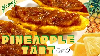 PINEAPPLE TART  GOOEY PINEAPPLE  MELTS IN YOUR MOUTH TART SHELL [upl. by Einaeg]