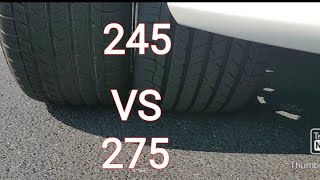 245 vs 275 tires [upl. by Clayborn]