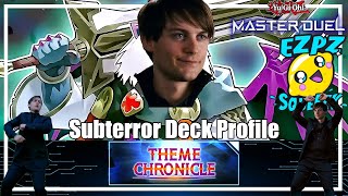 Subterror Theme Chronicle Deck Profile YuGiOh Master Duel January 2024 [upl. by Travax]