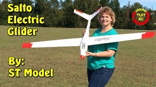 ST Model Salto Glider with Retractable EDF Review Around Tuit RC [upl. by Andert459]