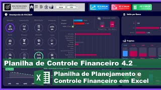 Planilha de Planejamento Financeiro Excel 42 [upl. by Aititil]