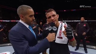 Fight Night Glendale Dustin Poirier Octagon Interview [upl. by Underwood]