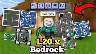 🟢 La Textura más Util de Minecraft PE 120X  Mapa de Chunks mini Inventario y más en MCPE [upl. by Anrev]