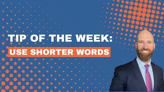 Tip of the Week  Avoid Wordiness [upl. by Ez]