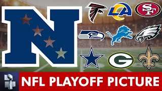 NFL Playoff Picture NFC Clinching Scenarios Wild Card Race And Standings Entering Week 13 Of 2023 [upl. by Eiram991]