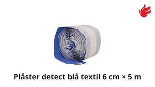 Plåster detect blå textil 6 cm × 5 m [upl. by Glenden912]