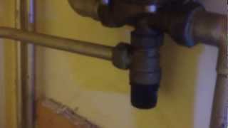 Unvented cylinder discharge pipe leaks from Tundish [upl. by Saito]