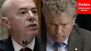 JUST IN Rand Paul Blatantly Asks Mayorkas If COVID19 Came From A Lab [upl. by Coulson]