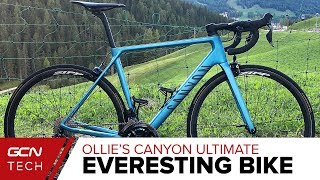 Ollies Everesting Challenge Bike  Canyon Ultimate CF SLX [upl. by Mosira]