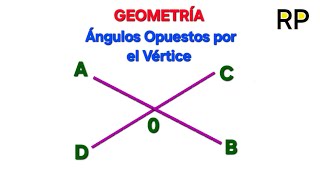 Geometría Opuestos por el Vértice geometry [upl. by Pammy]