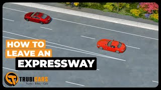 How to Leave an Expressway  Tips to Exit Expressway Safely [upl. by Leinod960]