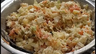 Salada de repolho com batata │ Receita Simples [upl. by Sivia]