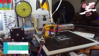 Marlin and Cetus 3D printer  BLTouch test [upl. by Ellimahs]