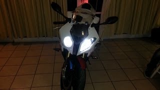 BMW S1000 RR  HP4 HID LIGHT and LED LIGHT INSTALL [upl. by Baniaz199]