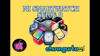 Conectar  programar mi SmartWatch serie 8 con mi celular como configurar un watch 8 [upl. by Chilt399]