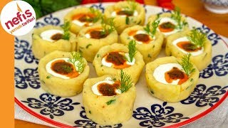 GÜN SOFRALARINIZA ÇOK YAKIŞACAK👍PORSİYONLUK Yoğurtlu🥔 😋Patates Çanağı Tarifi [upl. by Lytsyrk985]