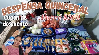 DESPENSA QUINCENAL WALMART APROVECHANDO CUPÓN DE DESCUENTO [upl. by Irena227]